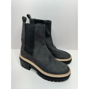 Open Edit Chelsea Boots Womens Size 11 Gray Lug Sole‎ Pull On Ankle Booties New